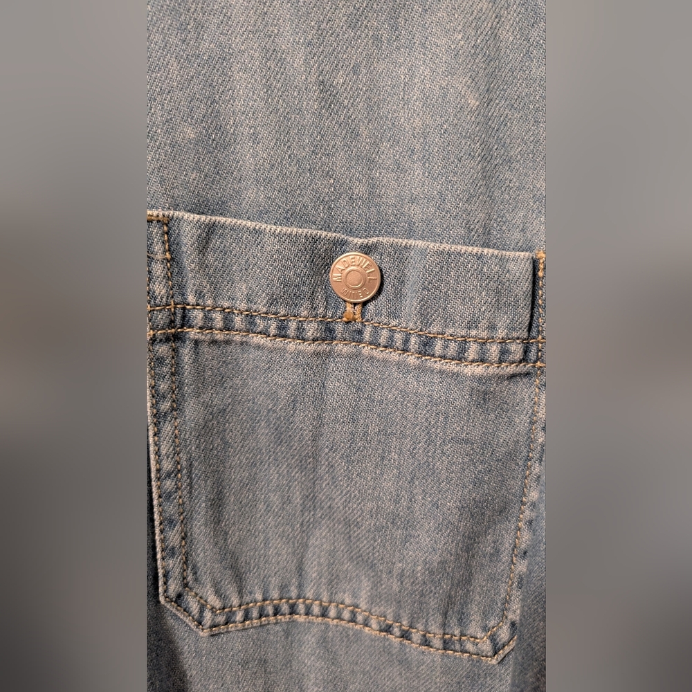 Madewell Denim Jumpsuit with Belt - Picture 3 of 5